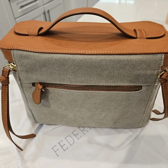 BN Leather Canvas Bag